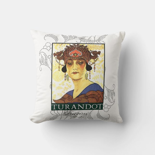 Turandot Opera Cushion (Front)