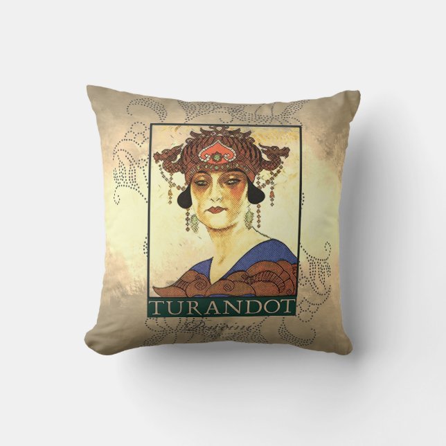 Turandot Princess Classic Opera Cushion (Front)