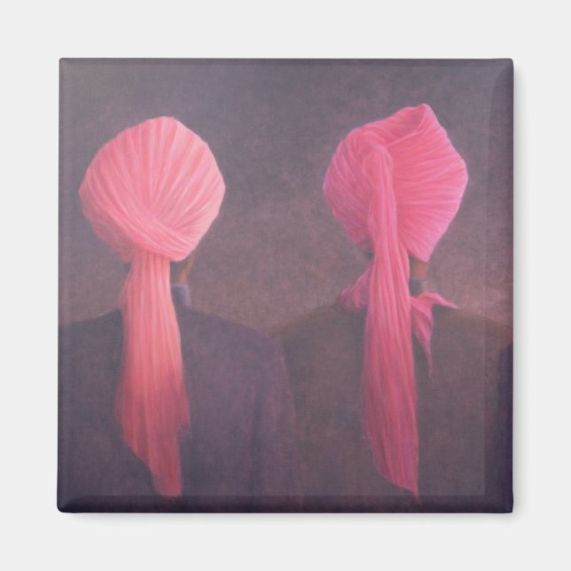 Turban Triptych Magnet (Front)