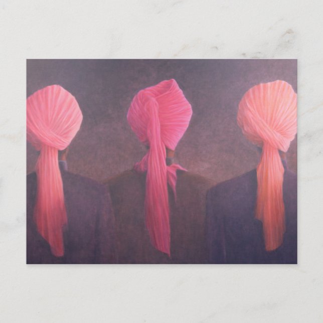 Turban Triptych Postcard (Front)