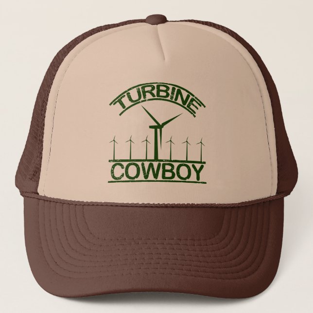 Turbine Cowboy Trucker Hat (Front)