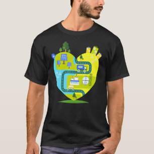 Turbine Solar Green Sustainable Energy Ecology T-Shirt