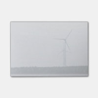 Turbine Themed, Tall, White Wind Turbines Generate