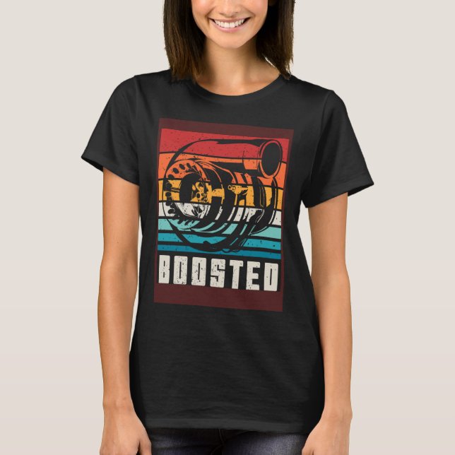 Turbo Car Boosted Car  Car Racing T-Shirt (Front)