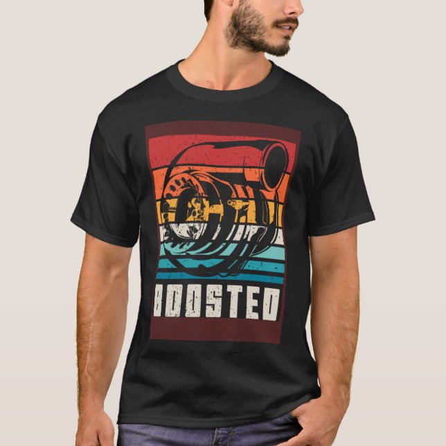 Turbo Car Boosted Car  Car Racing T-Shirt (Front)