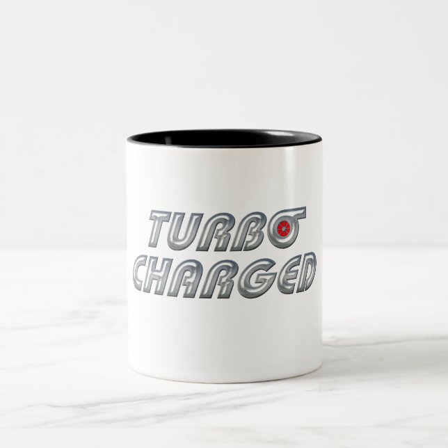 Turbo Charged Two-Tone Coffee Mug (Center)