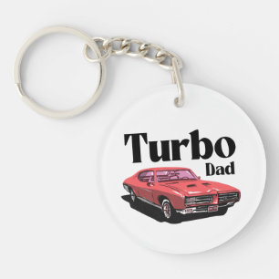 Turbo dad key ring