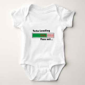 Turbo Loading Please wait Baby Bodysuit