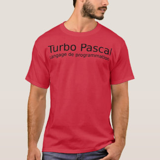 Turbo Pascal programming language T-Shirt
