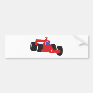 Turbo racing car bumper sticker