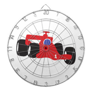 Turbo racing car dartboard
