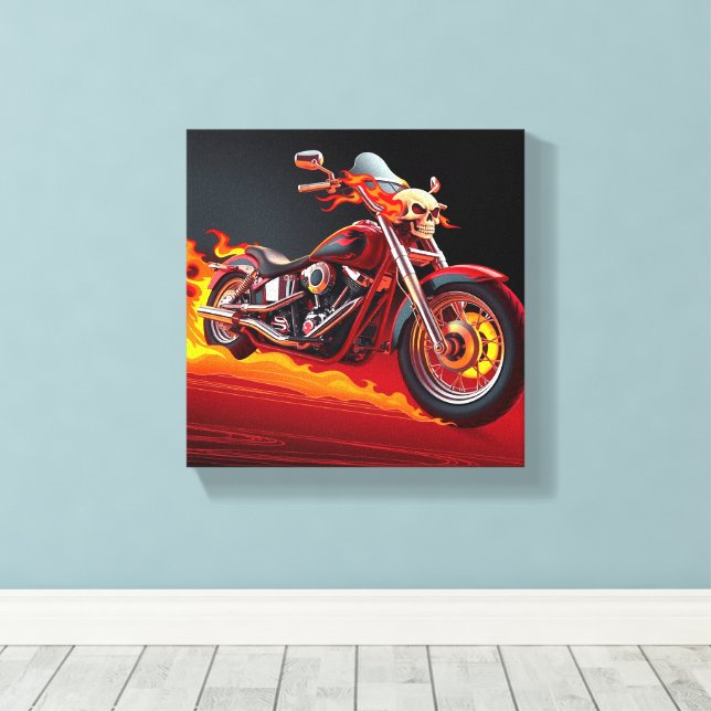 Turbo Ride  Canvas Print (Insitu(Wood Floor))
