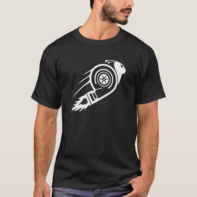 Turbo Snail Boost Racing Team T Shirt (Front)
