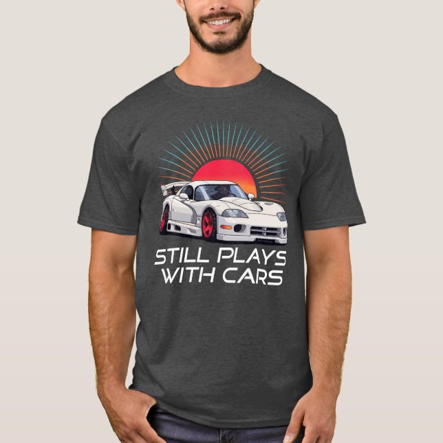 Turbo Sports Car Exotic Race Car Guy Lover T-Shirt (Front)