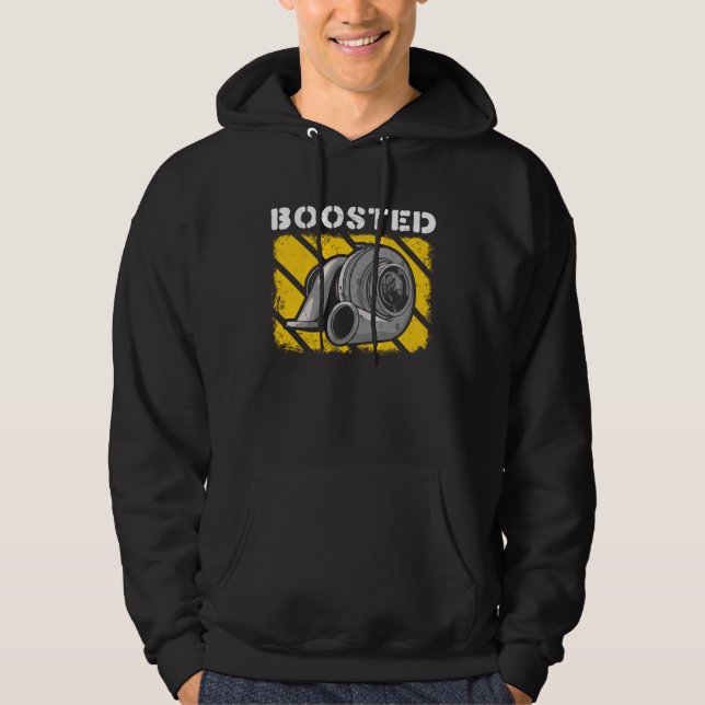 Turbocharger Boosted  Turbo & Tuning  1 Hoodie (Front)