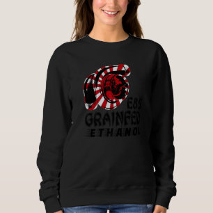 Turbocharger Drag Racing Race Car Turbo Grain Fed  Sweatshirt