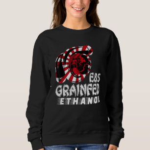 Turbocharger Drag Racing Race Car Turbo Grain Fed  Sweatshirt
