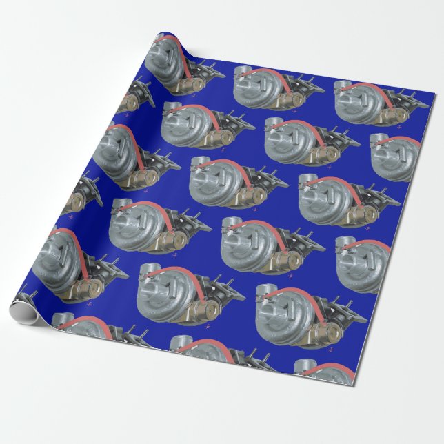 Turbocharger Wrapping Paper (Unrolled)