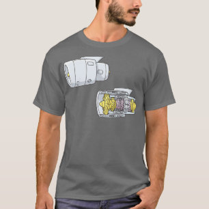 Turbofan Jet Engine  T-Shirt