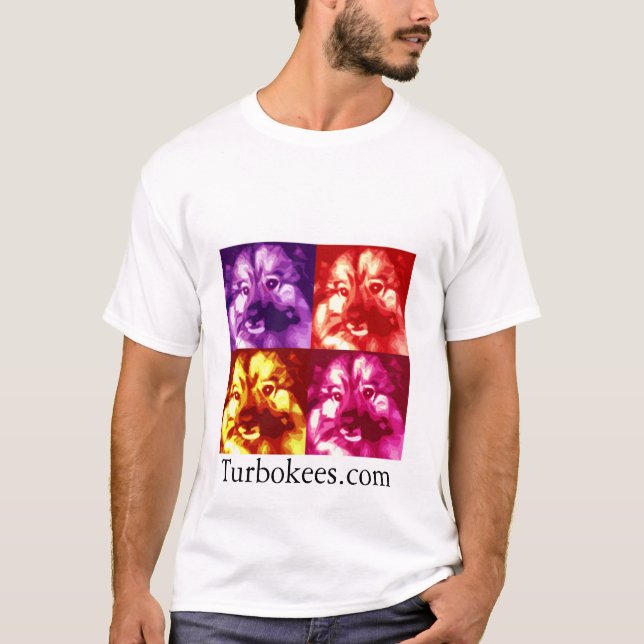 Turbokees.com Quad Coloured Logo T-Shirt (Front)