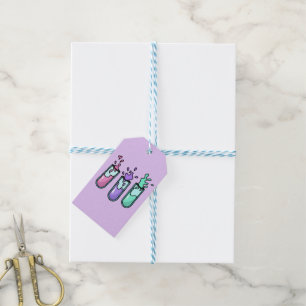 Turbulent Test Tubes Gift Tags