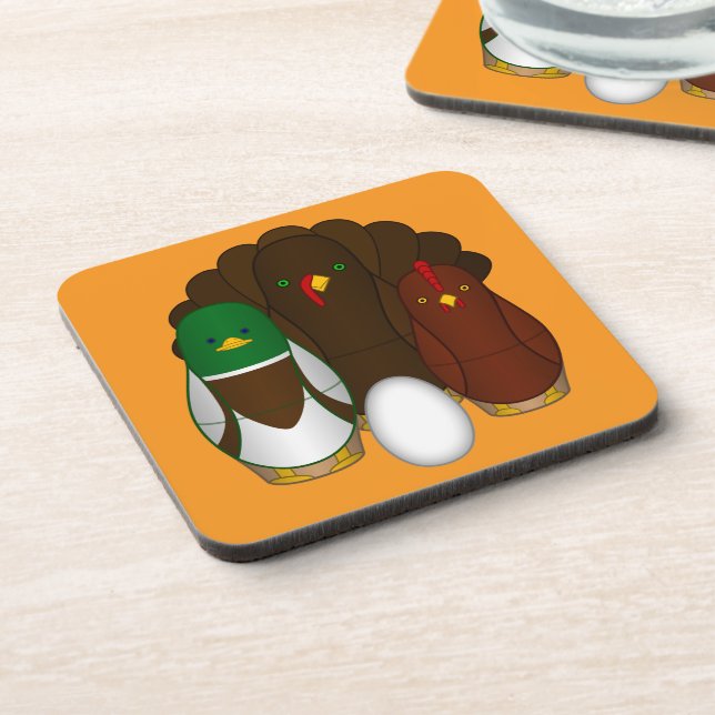Turducken -  coaster (Left Side)
