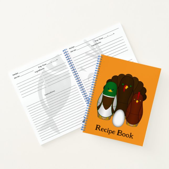 Turducken - Recipe Book (Inside)