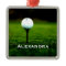 Turf and Golf Ball Personalised Ornament