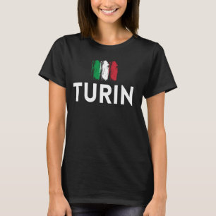 Turin City Italy Vacations Travelling Italian Wome T-Shirt