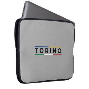Turin Italian & Sabauda Bands - Minimalist Design Laptop Sleeve