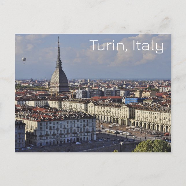 Turin, Italy Majestic  Postcard (Front)