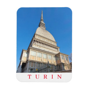 Turin Mole Antonelliana view fridge magnet
