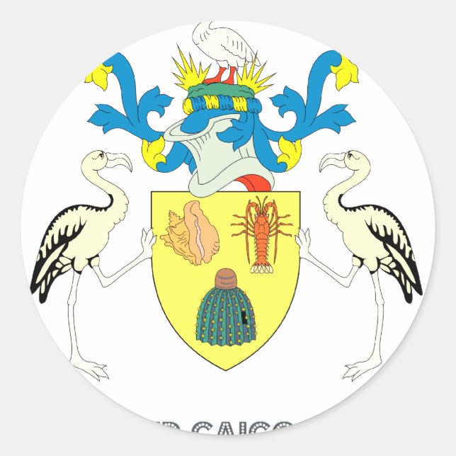 Turk Emblem Classic Round Sticker (Front)