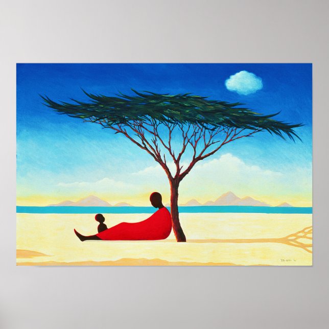 Turkana Afternoon 1994 Poster (Front)