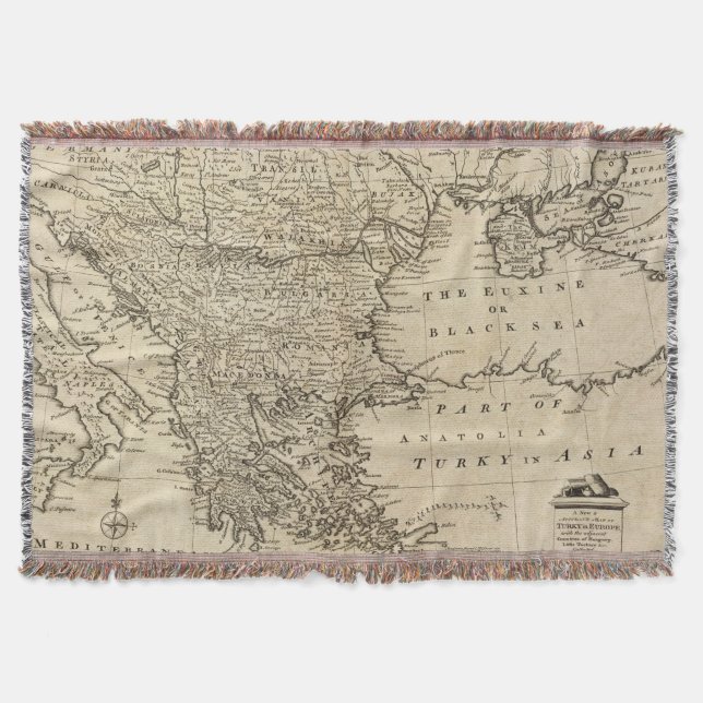 Turkey 2 throw blanket (Front)