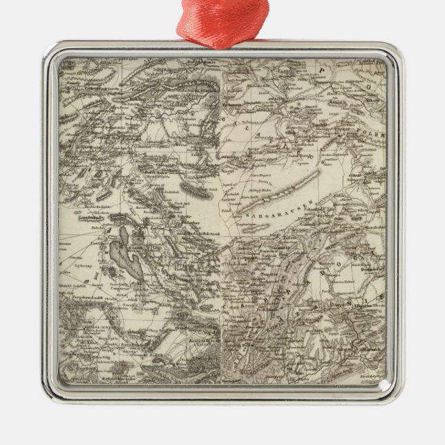 Turkey 5 metal tree decoration (Front)