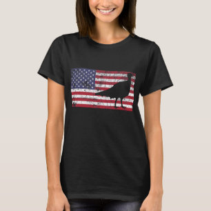 Turkey American Flag USA Dad 4th of July Thanksgiv T-Shirt