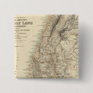 Turkey and Asia Biblical Regions 15 Cm Square Badge