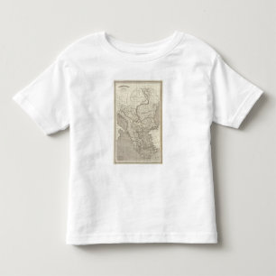Turkey and Greece map Toddler T-Shirt