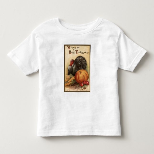 Turkey and Produce # 1 Toddler T-Shirt (Front)