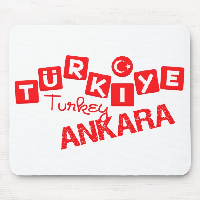 TURKEY ANKARA mousepad - customise (Front)