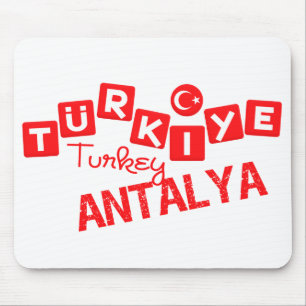 TURKEY ANTALYA mousepad - customise