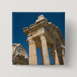 Turkey Aphrodisias a Roman Archaelogical Site 15 Cm Square Badge