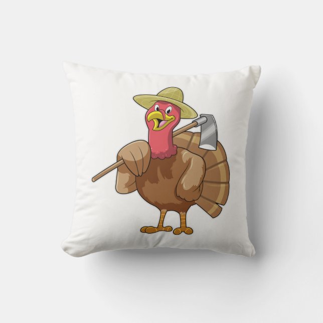 Turkey as Farmer Cushion (Front)