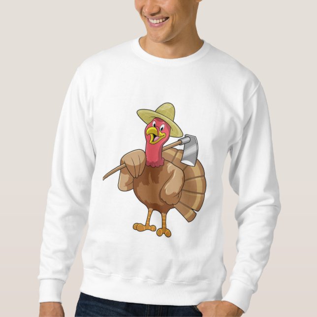 Turkey as Farmer Sweatshirt (Front)