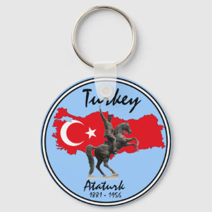 Turkey-Ataturk Key Ring