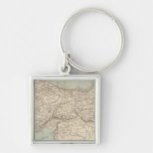 Turkey Atlas Map Key Ring