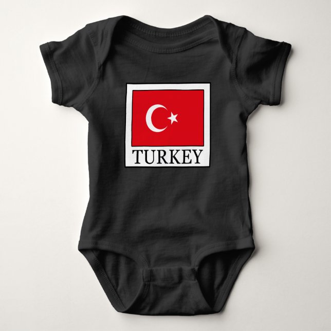 Turkey Baby Bodysuit (Front)