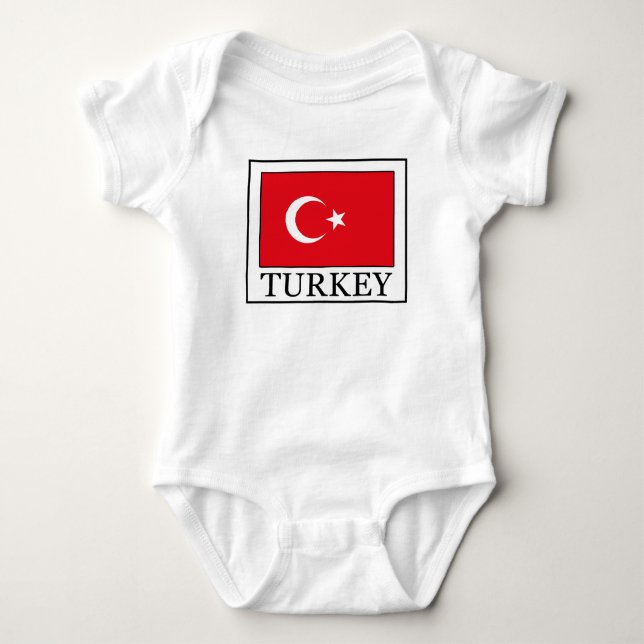 Turkey Baby Bodysuit (Front)