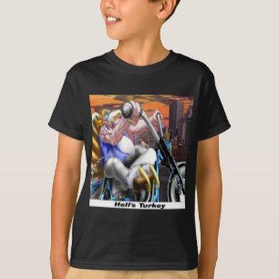 Turkey Biker Funny T-Shirt